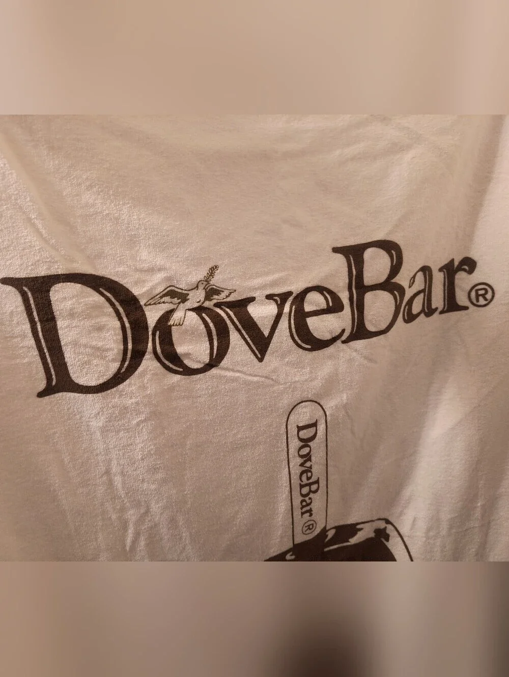 Rare 1997 DoveBar Ice Cream Promotional Towel | Vintage 90s Mars Inc Advertising